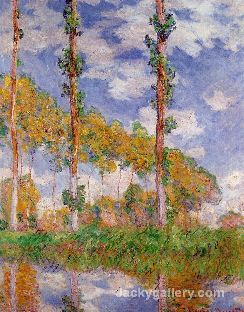 Poplars in Summer by Claude Monet paintings reproduction